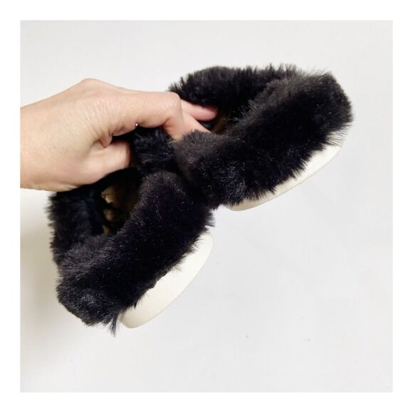 J Slides Scarlett Faux Fur Slippers size 7 - Picture 8 of 10